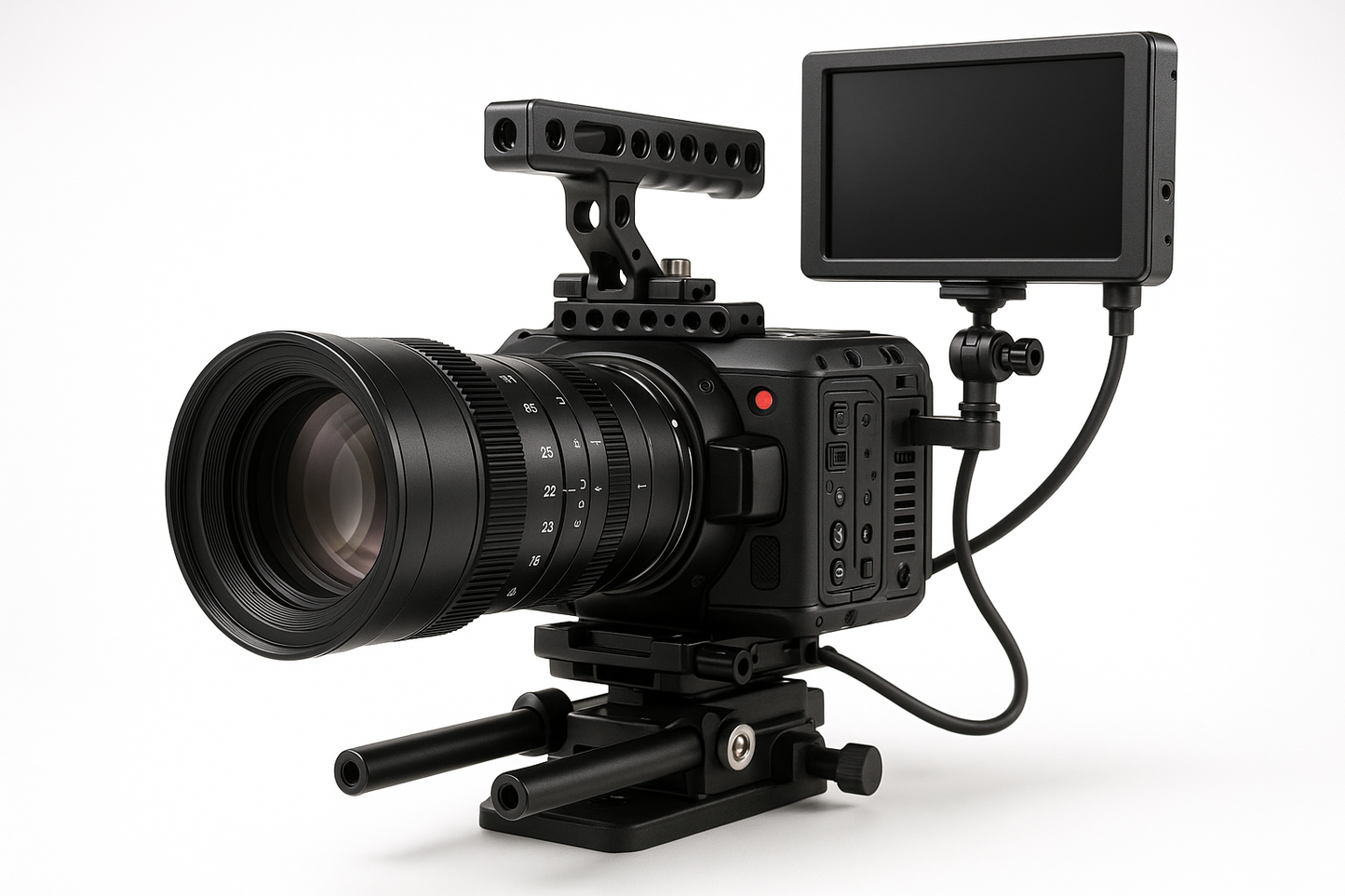 Professional Cinema Camera System - Bright Version